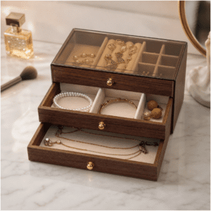 Acrylic Wooden Jewelry box