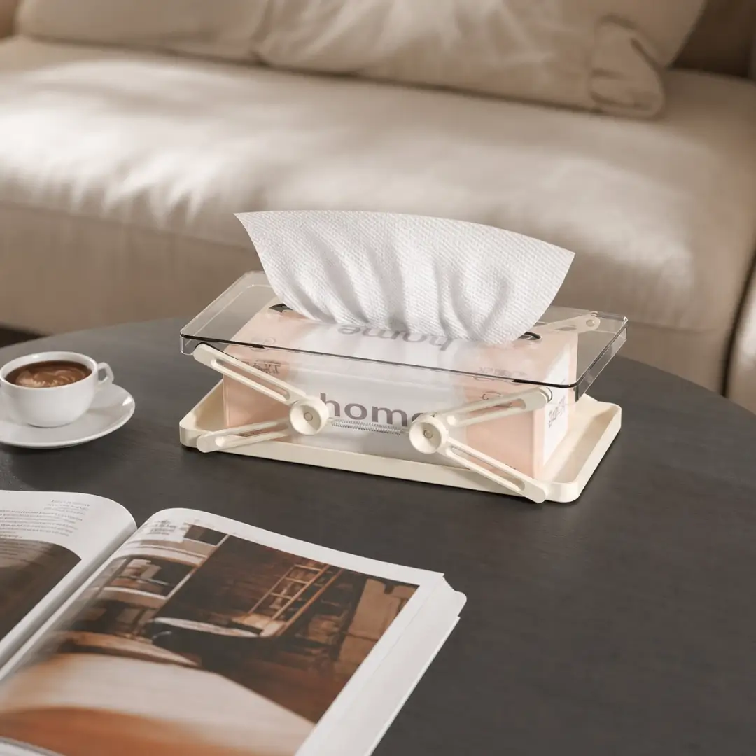 Acrylic Extendable Tissue Storage Box - Image 3
