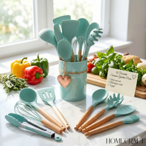 12 Pcs Silicone Cooking Utensils Kitchen Set