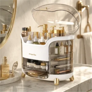 Transparent Desk Makeup Organizer