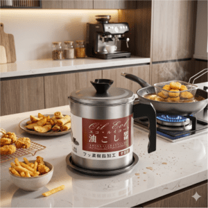 Cooking Oil Pot Stainless Steel 1.7 L