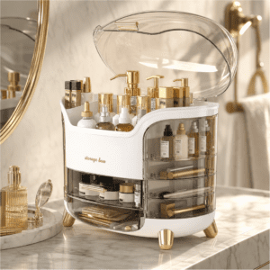 Transparent Desk Makeup Organizer