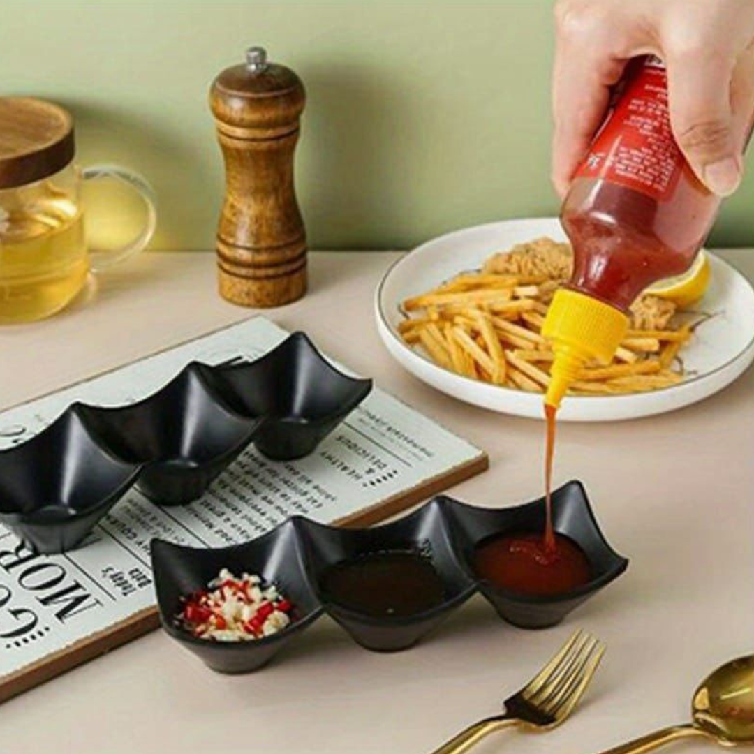 3 in 1 Ketchup Plate pack of 2 - Image 2