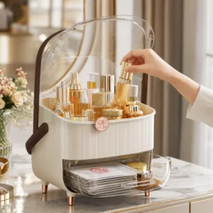 Luxury Acrylic drawer Cosmetics organizer