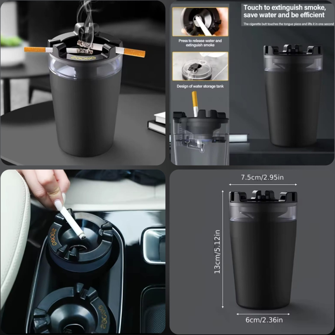 Portable Cup-Shape Car Ashtray - Image 2