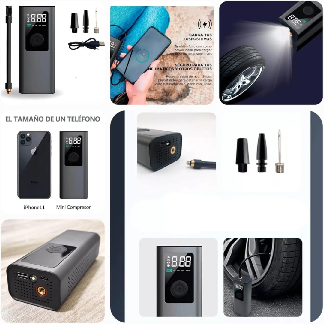 Portable Rechargeable Air Compressor - Image 2
