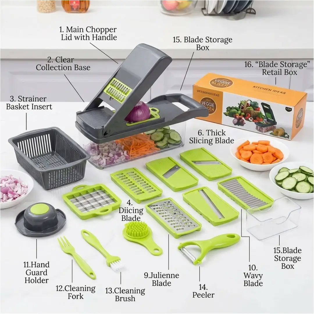 16-in-1 Vegetable Cutter - Image 3