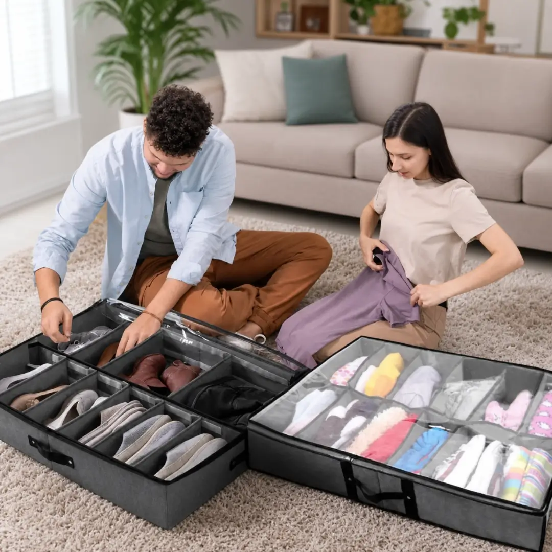 12 Pocket Shoes Storage Bag - Image 2