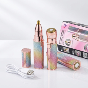2-in-1 Rechargeable Eyebrow Trimmer & Shaver