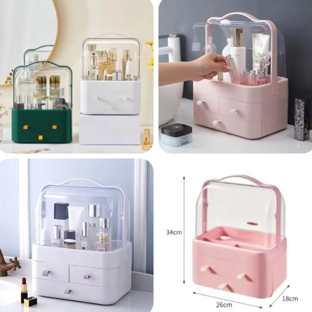 Acrylic Double-Side Cosmetic Organizer - Image 3