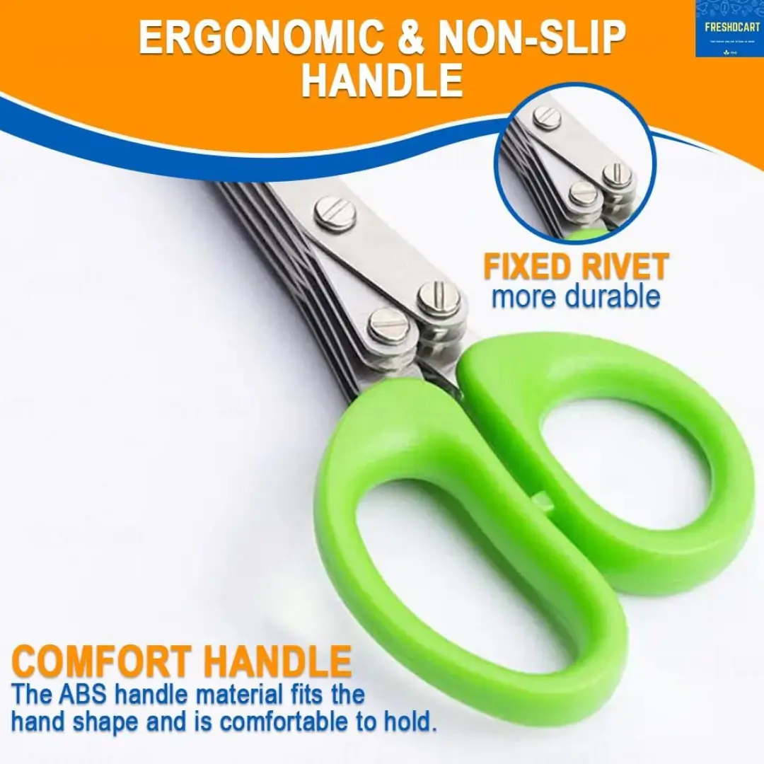 5-Blade Multi-Layer Herb Scissors - Image 2