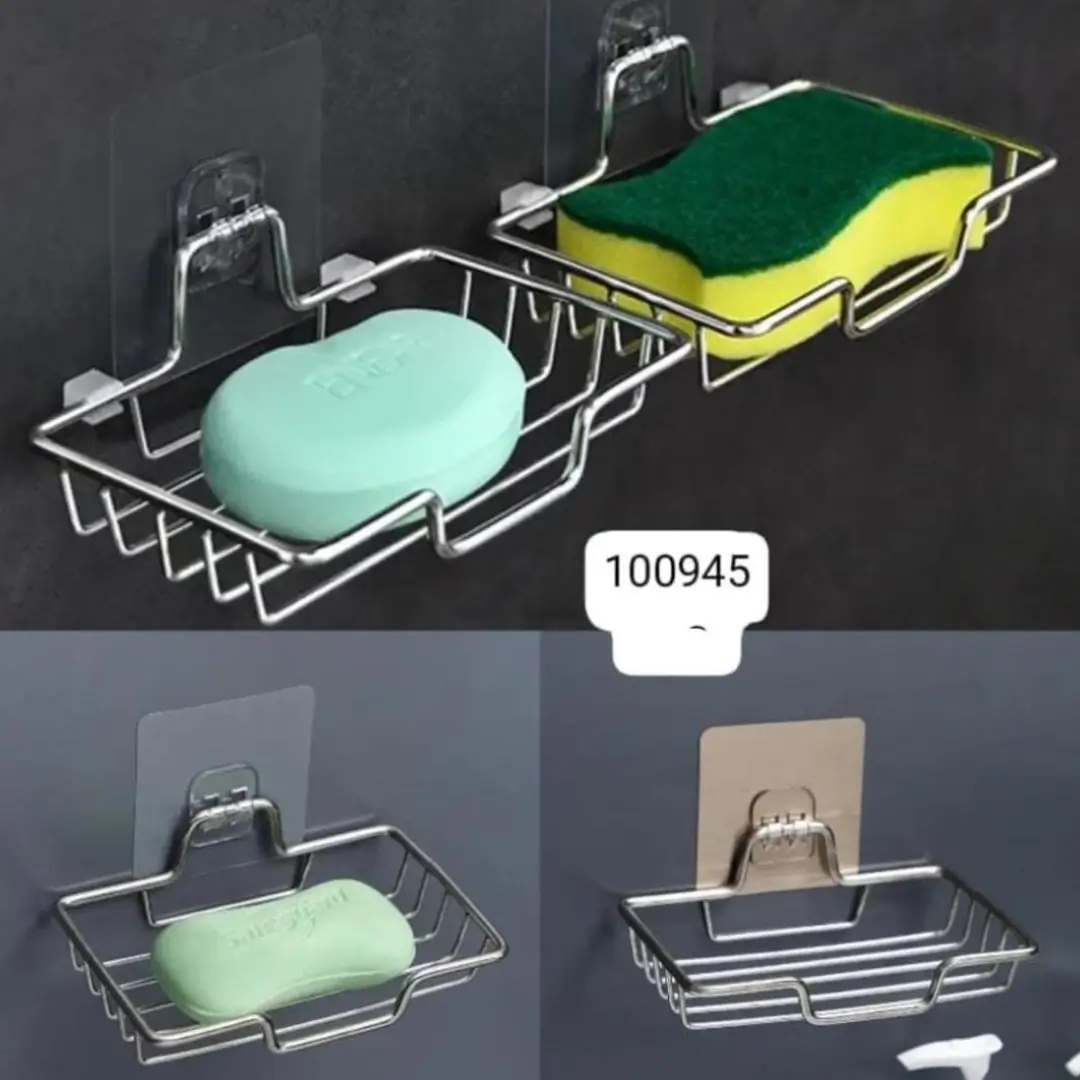 Stainless Steel Wall-Mounted Soap Dish - Image 2
