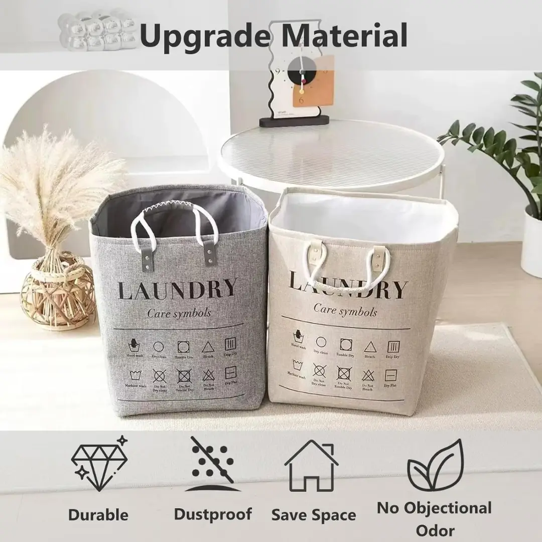 Foldable Laundry Storage Basket: - Image 3