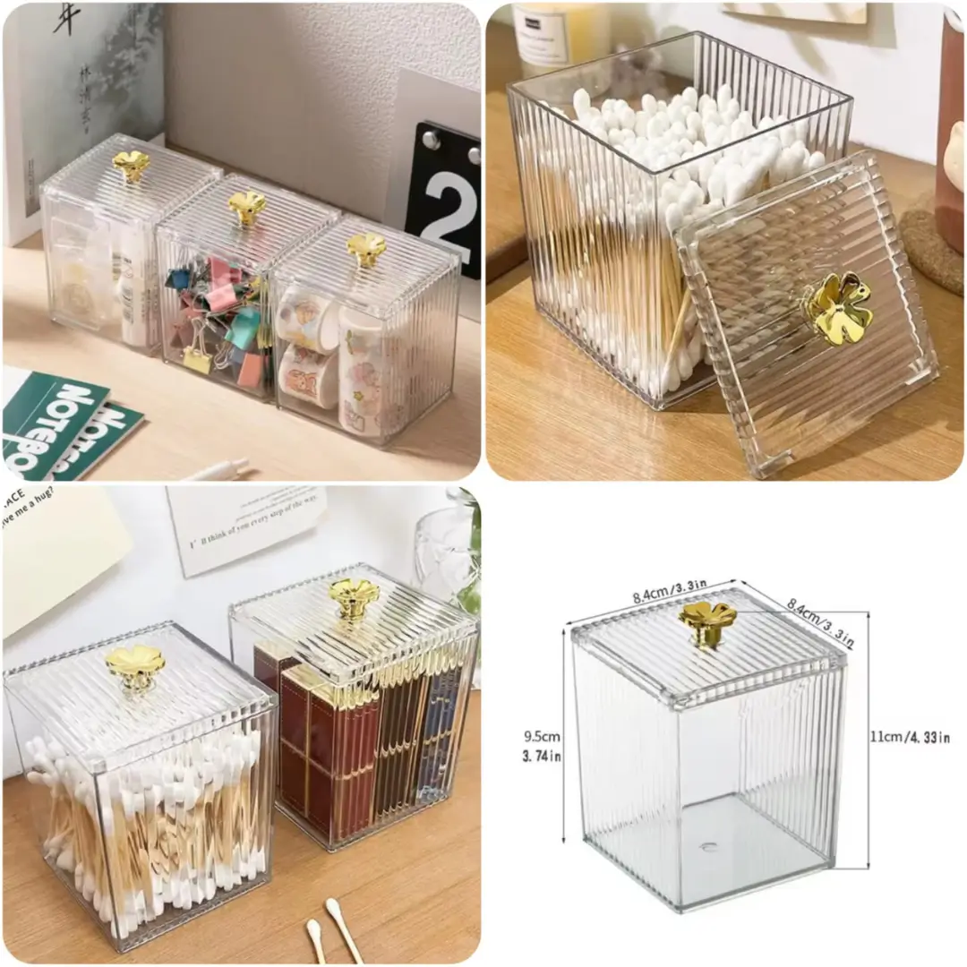 Acrylic Cotton Swab Holder - Image 2