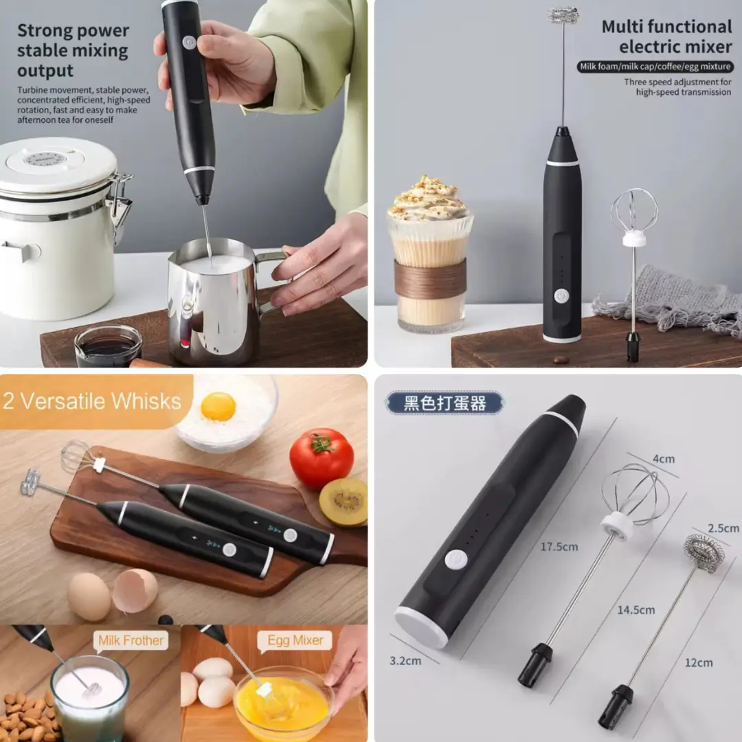 2in1 Rechargeable Coffe Beater - Image 3