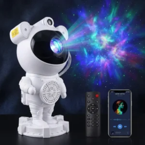 Astronaut projector with Bluetooth speaker
