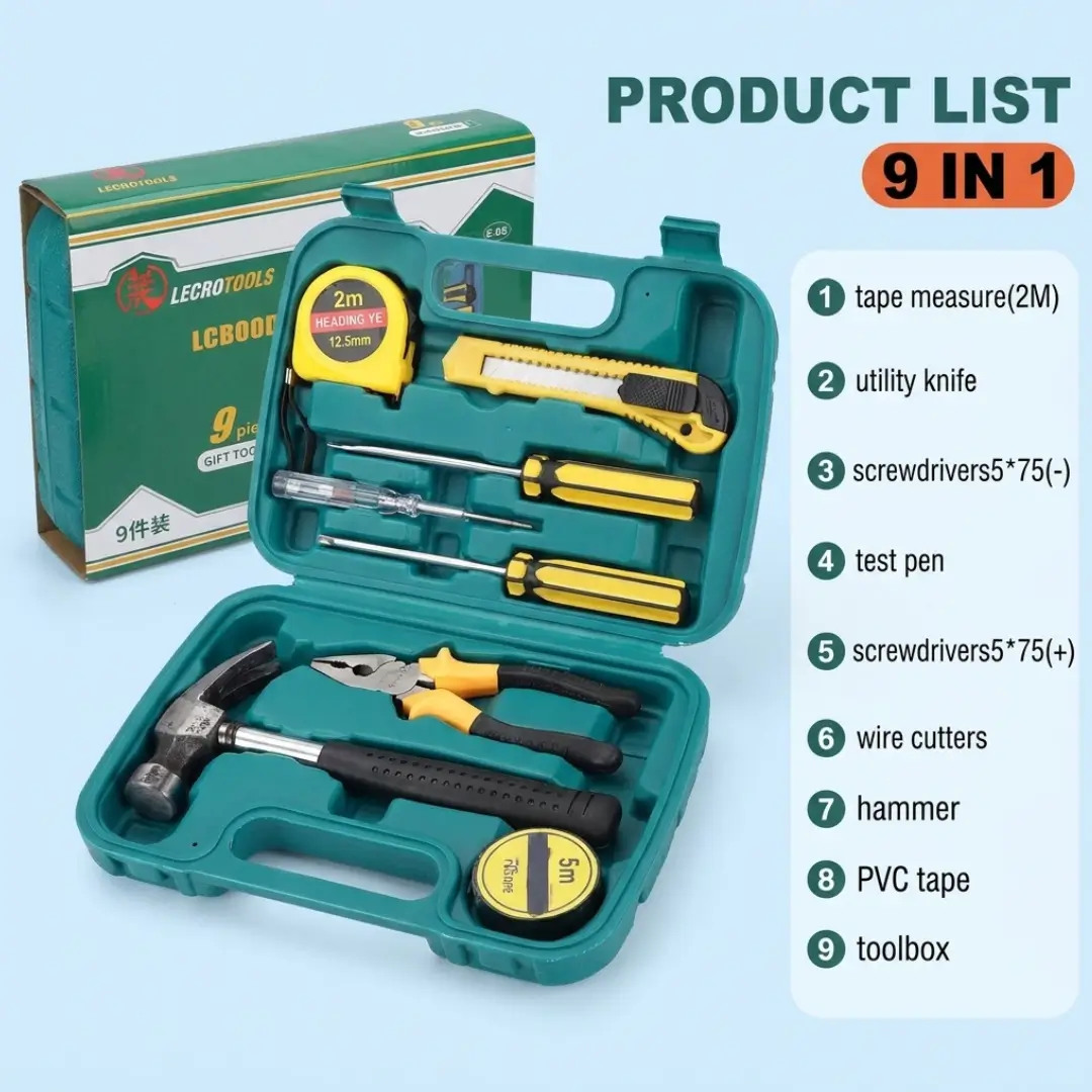 9pcs Tool Kit set - Image 2