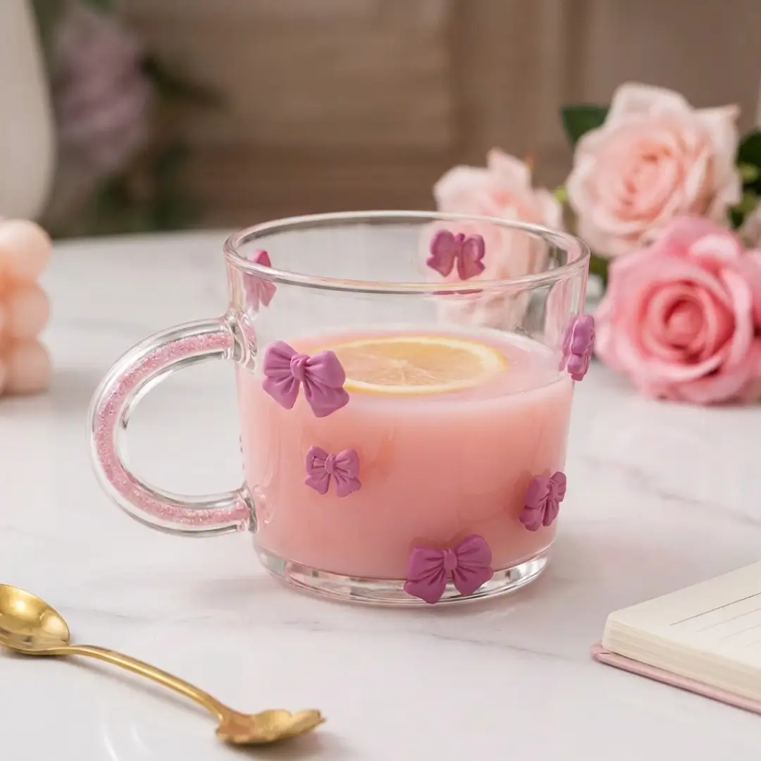 Bow Glass Cup - Image 2