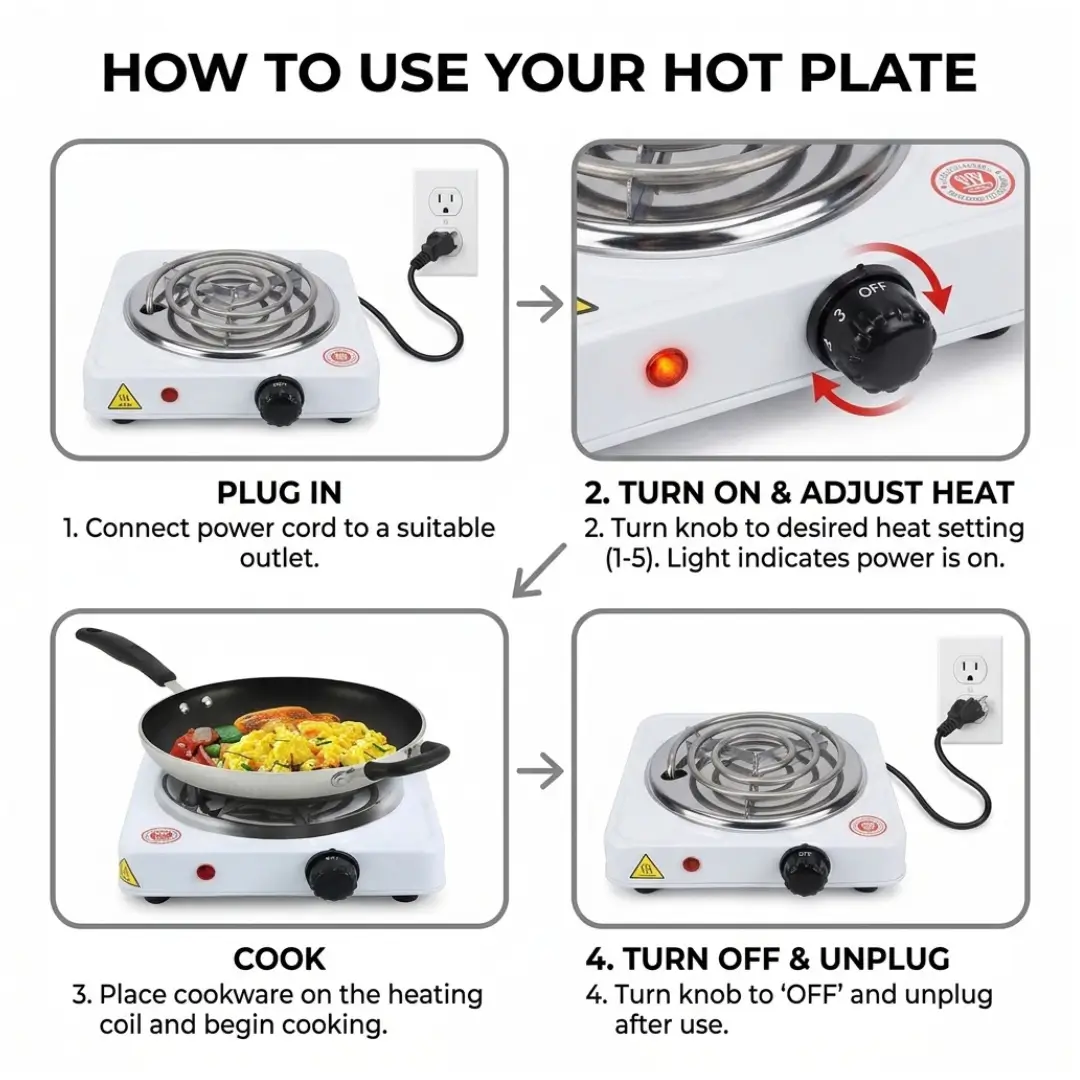 Hot Plate Electric Stove - Image 3