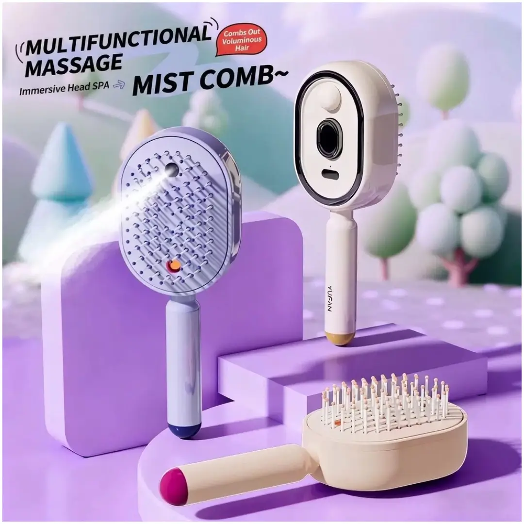Electric Spray Airbag Massage Comb - Image 2