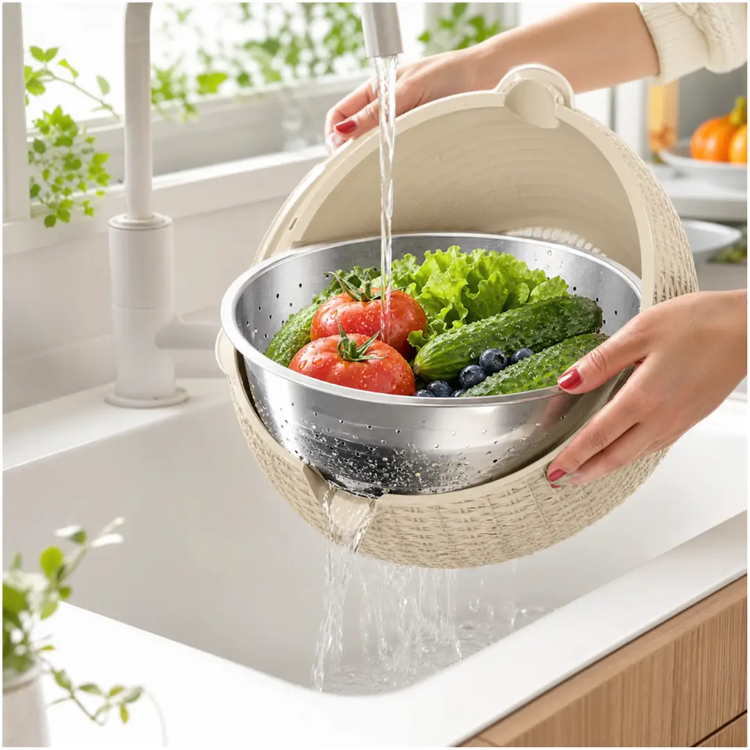 4in1 Grater Colander Basket - Image 3